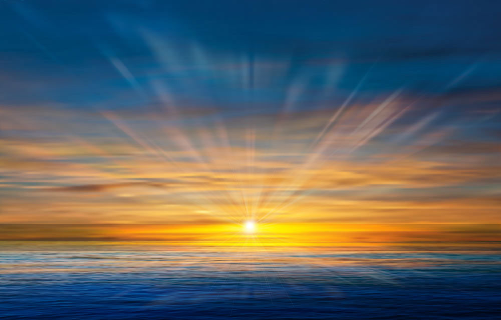Blue Sunset